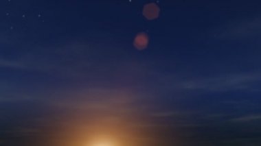 Gece gökyüzü gün (24 gönderilen. Döngü)