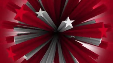 Küre 3d yıldız animasyon