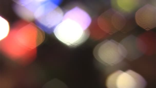 Abstrait Lumières de la ville la nuit 