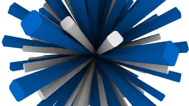 Sphère des carrés 3D Animation abstraite 