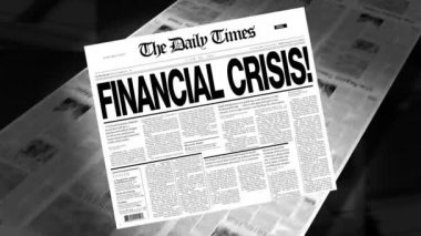 Finansal Kriz - Gazete Manşeti (Giriş + Döngüler)