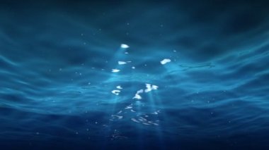 Su Altında Işık ışınları Yansımaları