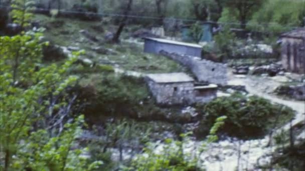 Quaint Village - Italia (Archival 1960) ) — Video Stock