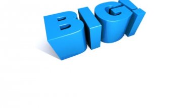 Büyük! Satılık Dev 3d Grafik Metin Animasyon