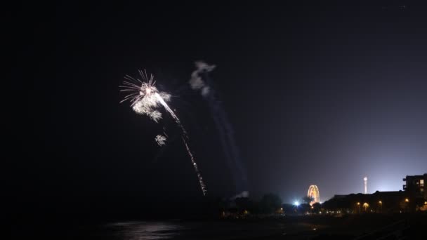 Fuegos artificiales - Sharp Vibrant Clean HD Time-Lapse — Vídeos de Stock