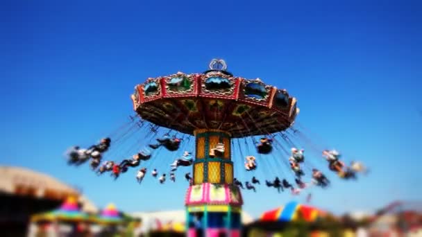 Carnival Swing Ride At Fair