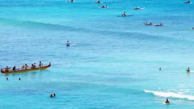 Hawaii Beach Paradise'ta kayak