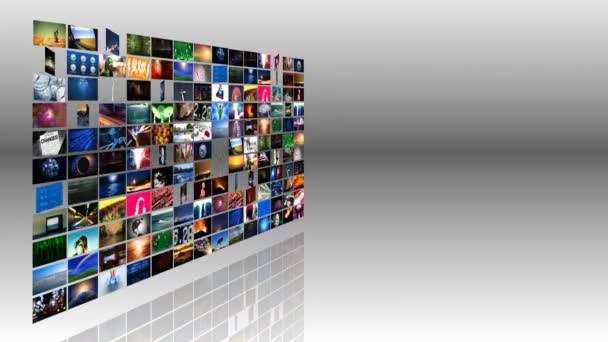 Video Wall Media Streaming (HD) ) — Vídeos de Stock