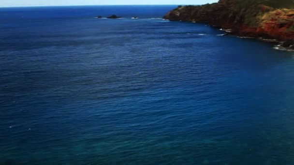 Rocky Тихоокеанського узбережжя (Мауї, Гаваї) — стокове відео