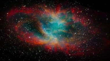 Derin uzay Galaxy ve yıldız