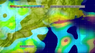Meteoroloji Radarı Dijital Uydu Haritası (Kuzeydoğu ABD)