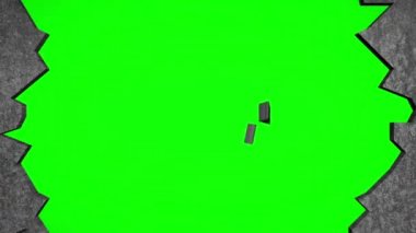 Çekiçle Beton Duvar Kırma (Kroma Anahtar)