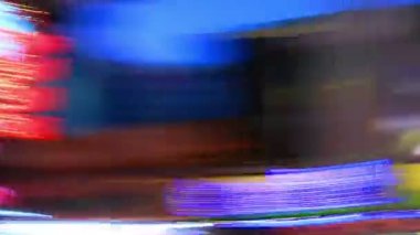 İplik Neon işaret ve şehir ışıkları