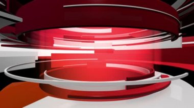 3d Hareket Grafik Eğrileri Soyut Animasyon