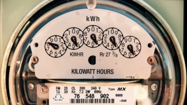 Elektrik sayacı (hızlandırılmış) elektrik