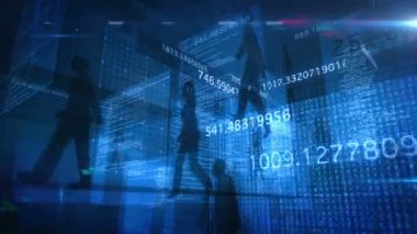 Veri Kodu İnsanlar Teknoloji Animasyonu