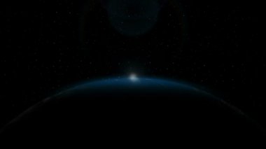 Uzay Gündoğumundan Dünya (Tam Açı 4K)