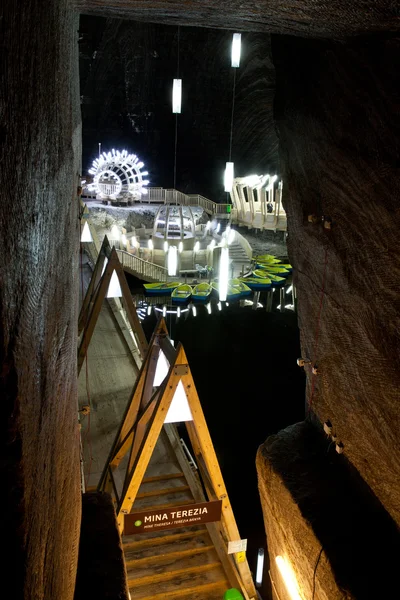 Salt Mine in Turda, Romania — Stock Photo, Image