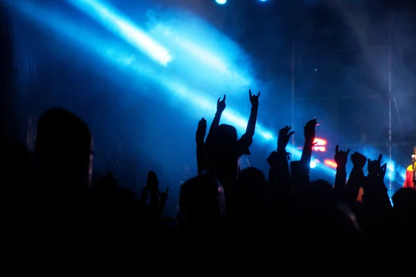 Crowd at concert — Stock Photo, Image