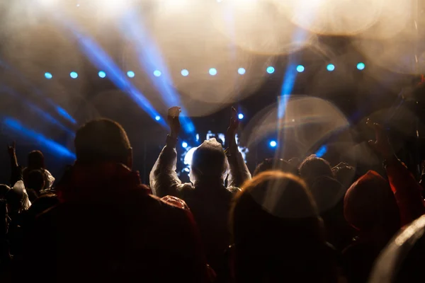 Yleisö konsertissa — kuvapankkivalokuva