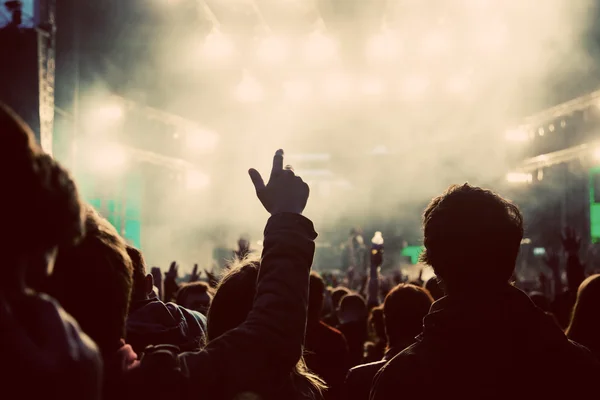 Andrang bei Konzert — Stockfoto