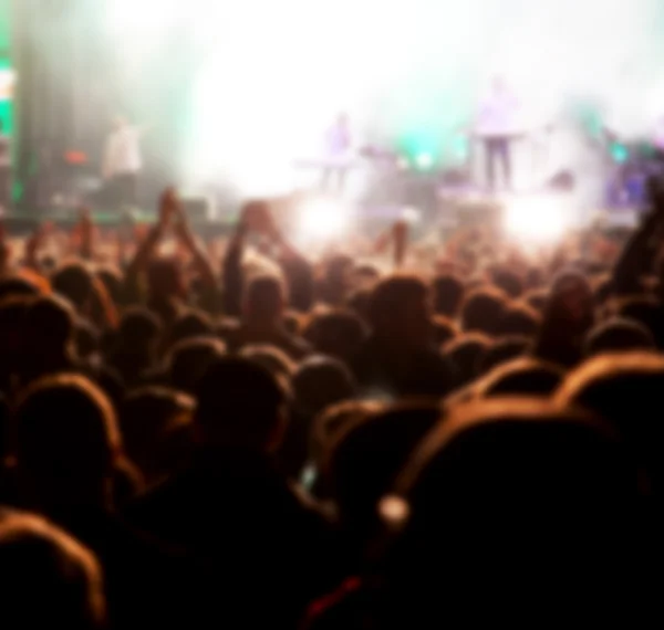 Crowd at concert — Stock Photo, Image