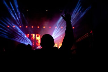 Konserde kalabalık