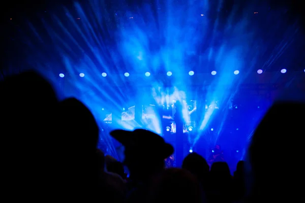 Crowd at concert — Stock Photo, Image