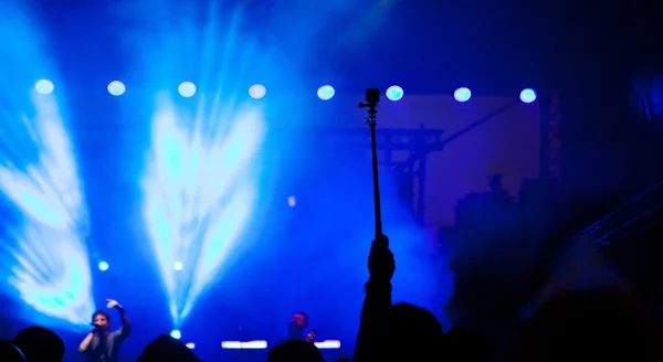 Crowd at concert — Stock Photo, Image