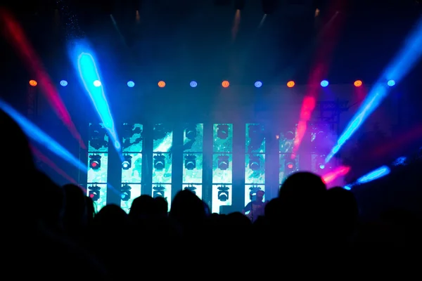 Crowd at concert — Stock Photo, Image