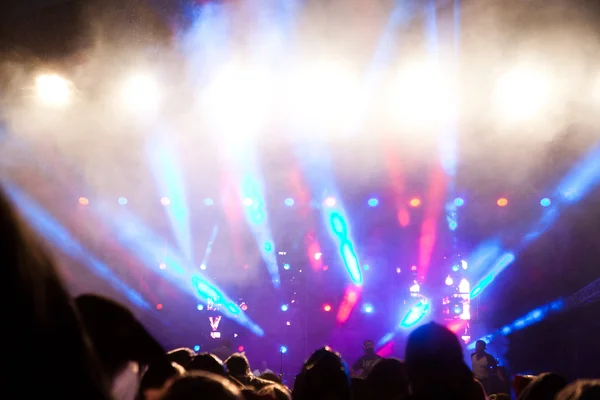 Multitud en concierto — Foto de Stock