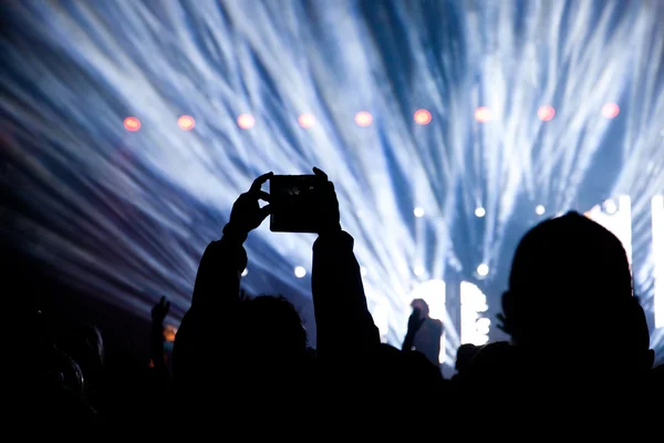 Multitud en concierto — Foto de Stock