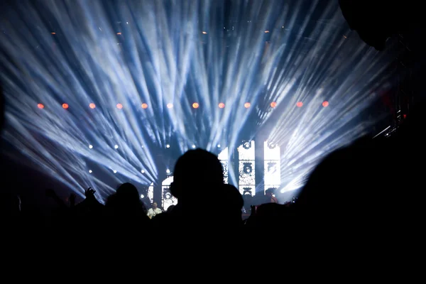 Crowd at concert — Stock Photo, Image