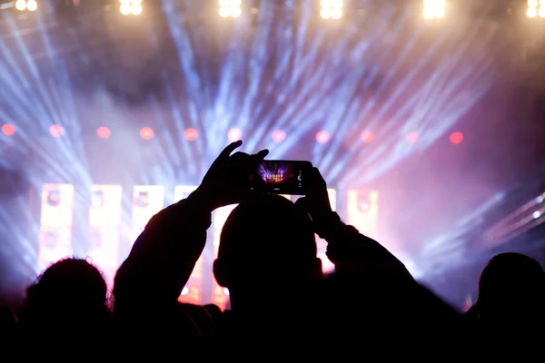 Multitud en concierto — Foto de Stock