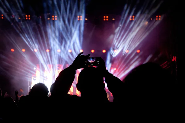 Tłum na koncert — Zdjęcie stockowe