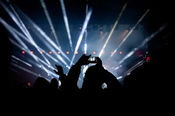 Multitud en concierto — Foto de Stock