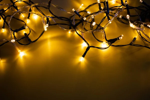 Coloridas Luces Navidad Fondo Vacaciones — Foto de Stock