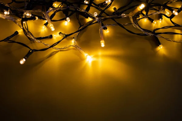 カラフルなクリスマスライト休日の背景 — ストック写真