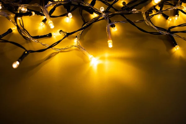 Coloridas Luces Navidad Fondo Vacaciones — Foto de Stock