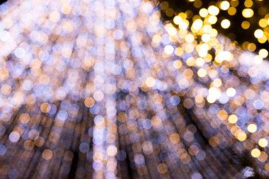 Bokeh Noel ışıklarının arkaplanı