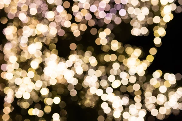 Bokeh Noel Işıklarının Arkaplanı — Stok fotoğraf