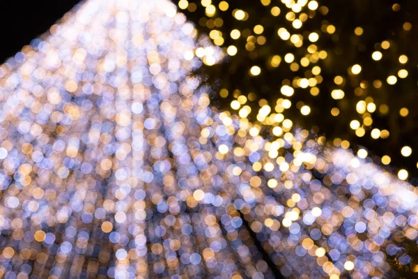 Fond Bokeh Lumières Noël — Photo