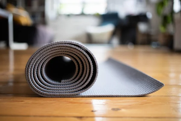 Yoga Mat Floor — Stock Photo, Image