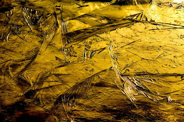 Textura Pintura Colorida Dourada Superfície Elegante Pintura Tinta — Fotografia de Stock
