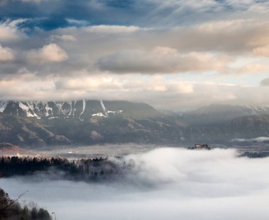Ojstrica perspektifinden, Slovenya, Avrupa 'dan inanılmaz bir gündoğumu - seyahat geçmişi