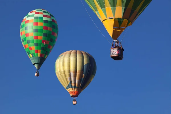 Hőlégballonok Szabadság Kaland Koncepció — Stock Fotó