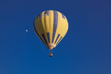 Sıcak hava balonları - özgürlük ve macera konsepti