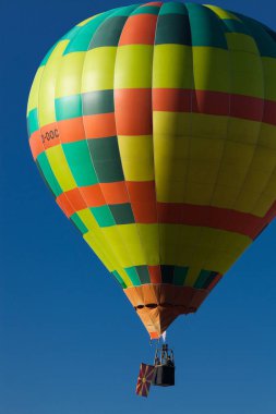 Sıcak hava balonları - özgürlük ve macera konsepti