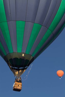 Sıcak hava balonları - özgürlük ve macera konsepti