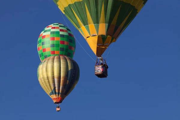 Balony Ogrzane Powietrze Koncepcja Wolności Przygody — Zdjęcie stockowe